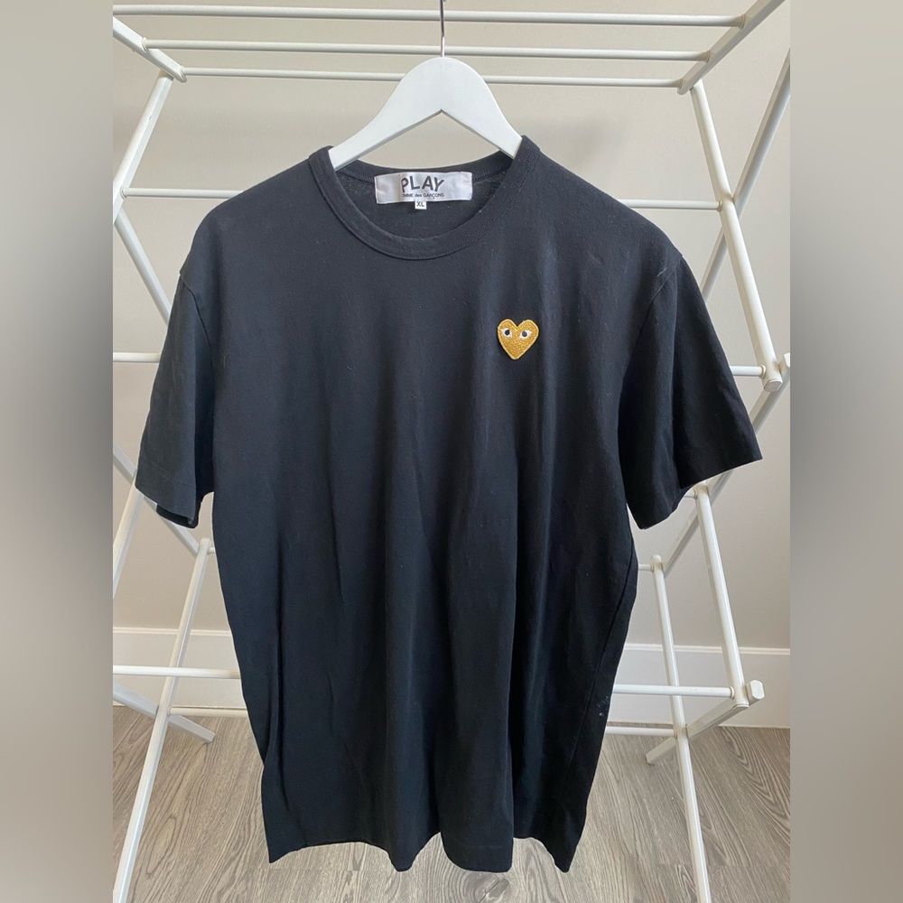 Comme de Garçons Play shirt in black XL